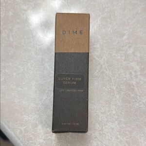 DIME Super Firm Serum - Brown & Charcoal Packaging